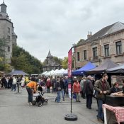marché de village à la Boucherie Paysanne de Naast,