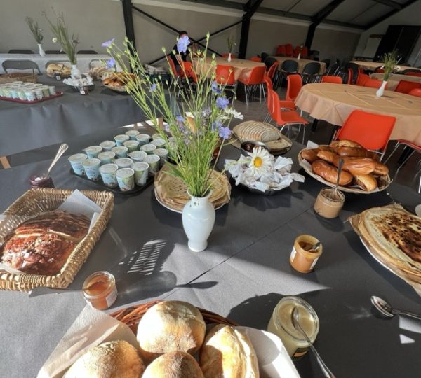 Petit-déjeuner à la ferme
